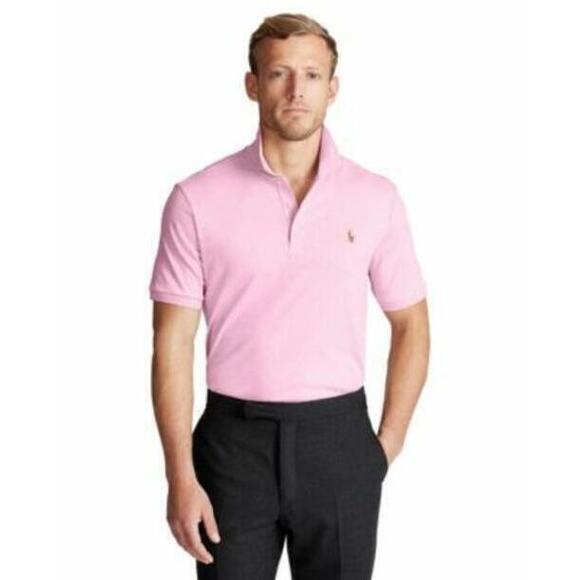 Polo Ralph Lauren Other - Polo Ralph Lauren Men's Pink Classic Fit Soft Cotton Polo Shirt L NWT